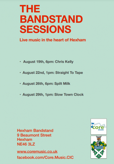 The Bandstand Sessions – August lineup